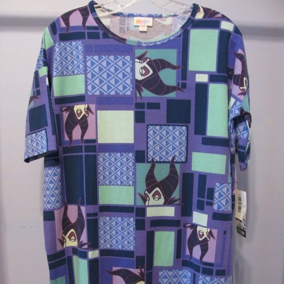 LuLaRoe Tops - * 2/$15 LuLaRoe Irma Tunic XXS 2XS NWT $36 Maleficent Disney Rare Oversized